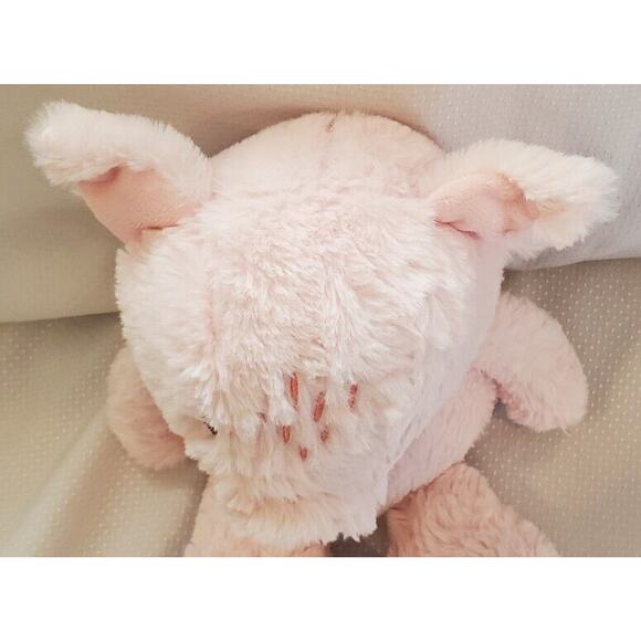 Animal Adventure Pink Pig Stuffed Animal Plush Toy Embroidered Eyes - Picture 5 of 11